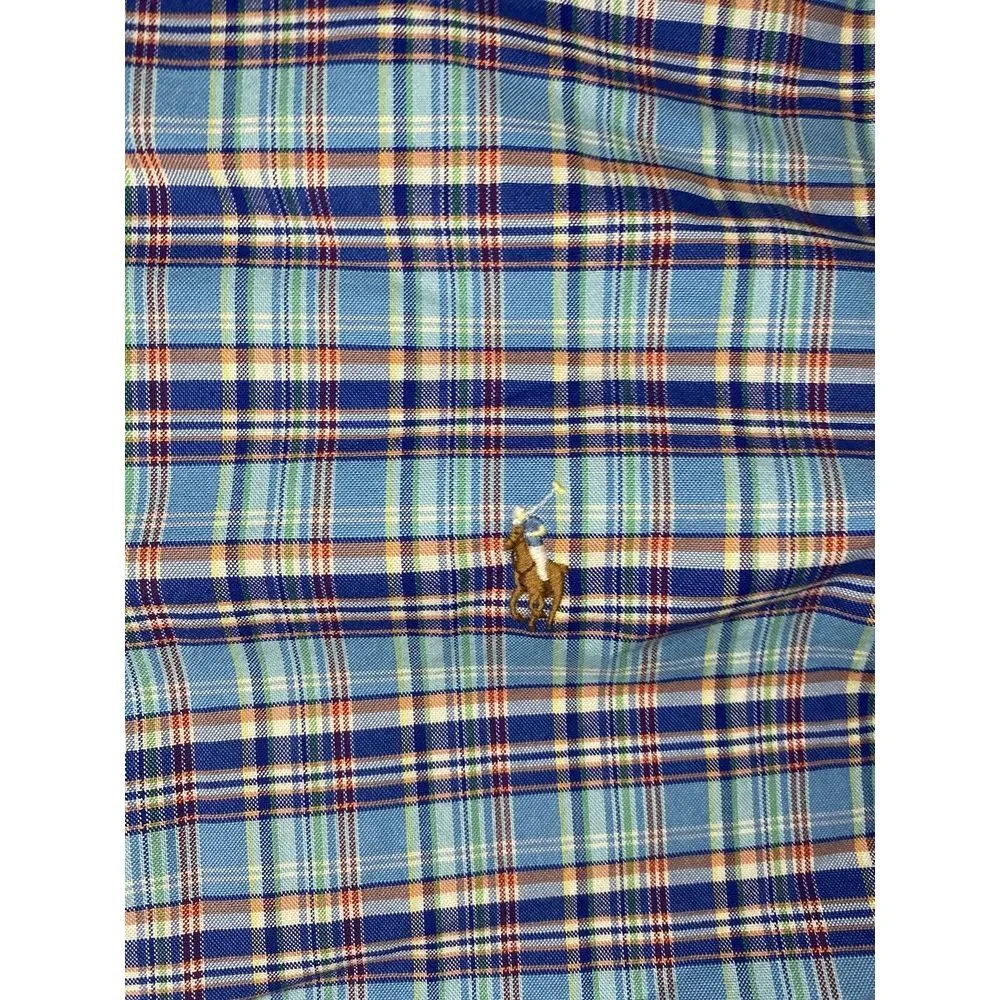 Ralph‎ Lauren Slim Fit Stretch Oxford Striped Button Up Size XXL TTG